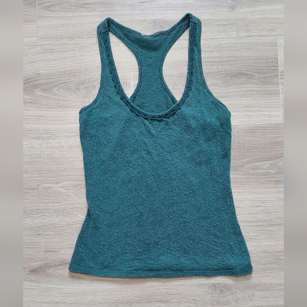 Green tank top